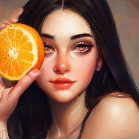 Девочка с апельсинами
