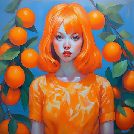 Девочка с апельсинами