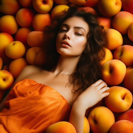 Девушка с персиком +