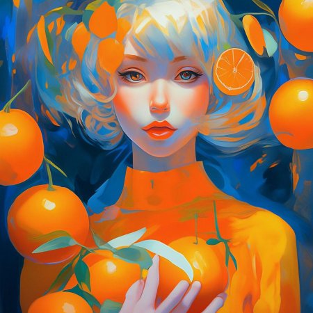 Девочка с апельсинами