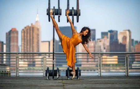 Танцоры балета на улицах нью-йорка фотограф omar z robles