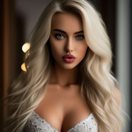 Очень красивая блондинка