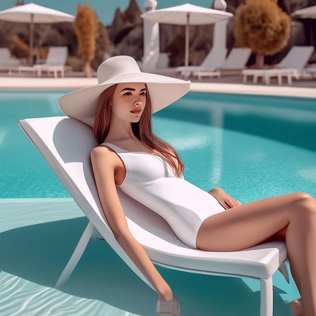 Красивая стройная девушка