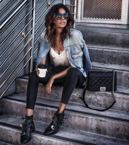 Стильная девушка