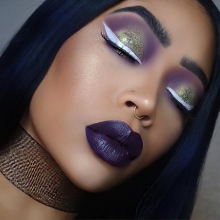 Яркий макияж глаз