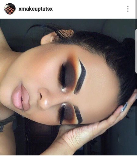 Макияж темный