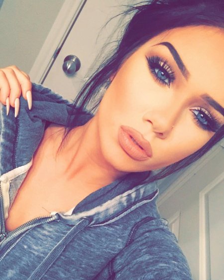 Макияж для брюнетки