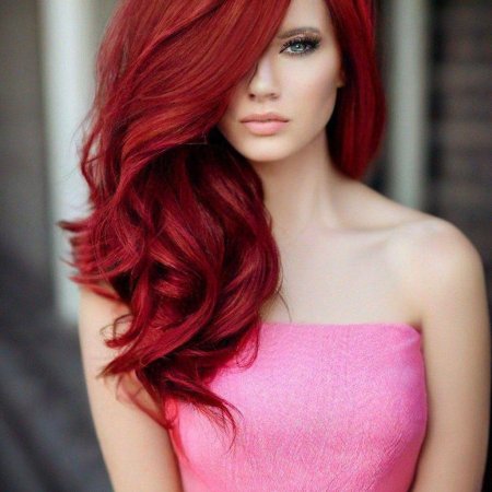 Красный цвет волос