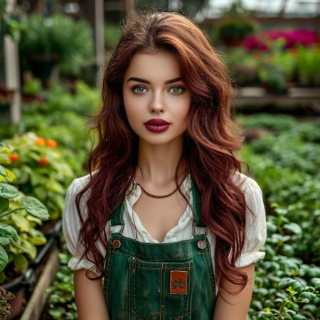 В красивом платье