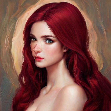 Рыжая волосы