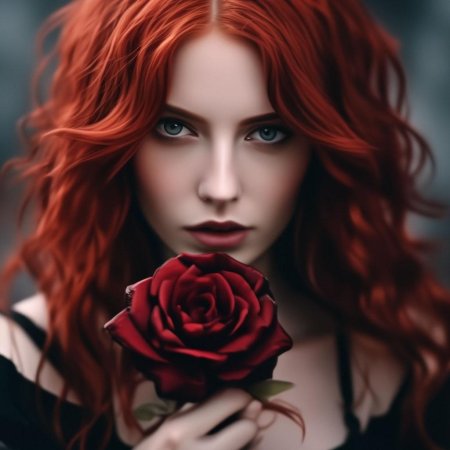 Девушки с красными волосами