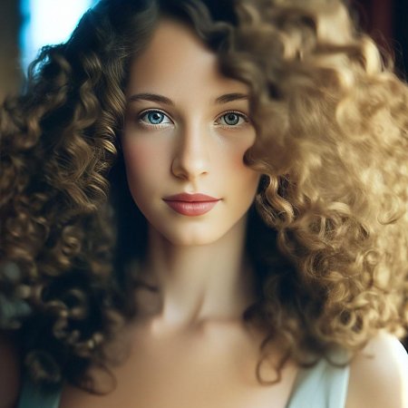 Curly hair