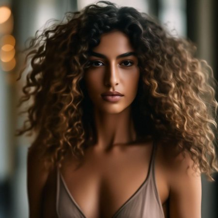 Длинные кучерявые волосы