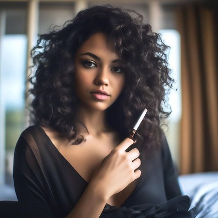 Красивая мулатка