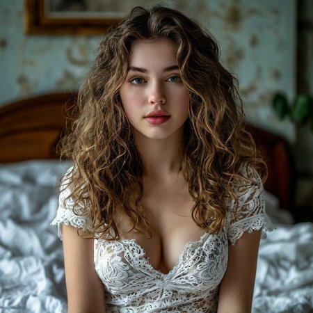 Девушки с волнистыми волосами