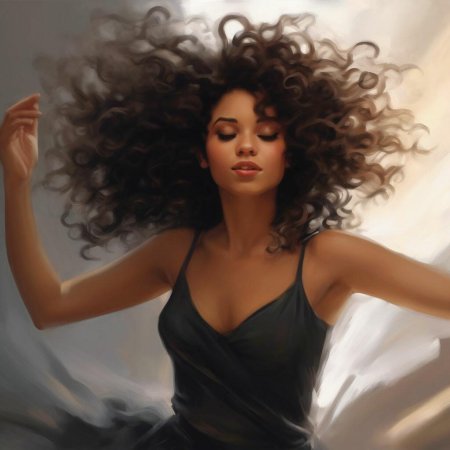 Темнокожая девушка