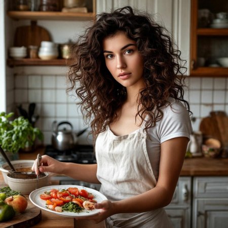 Кухня девушка