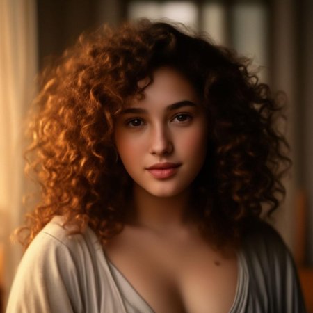 Кудрявые волосы каре