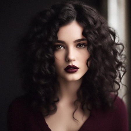 Девушка с темными волосами