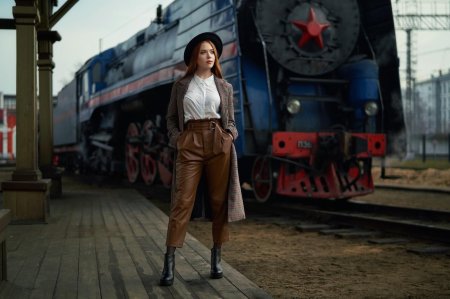 Девушка в поезде