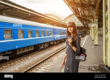 Прощание на платформе