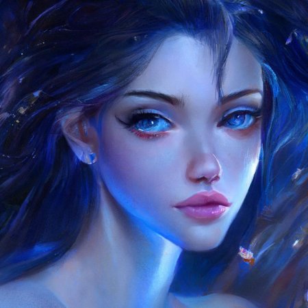 Девушка с синими глазами