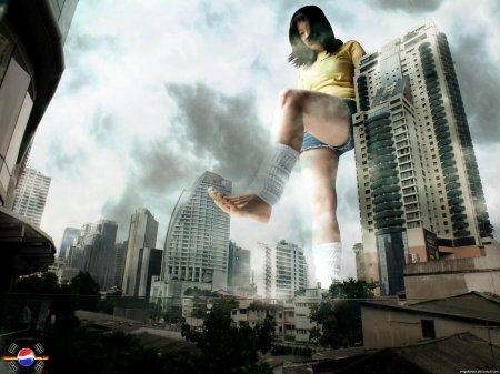 Девушки великаны