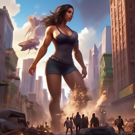 Женщина гигант