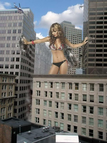 Девушки Гулливеры