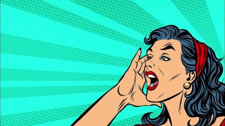 Поп арт женщина