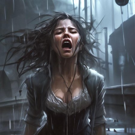 Крик девушка