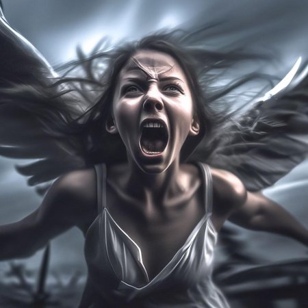 Ангел и демон девушки