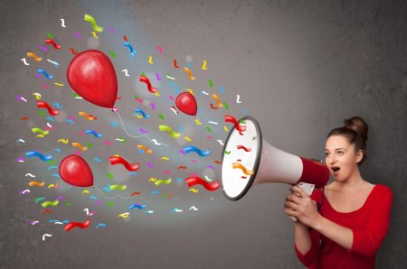 Человек с рупором