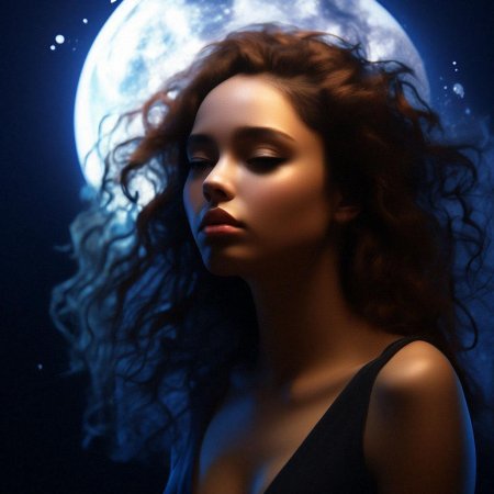 Девушка луна