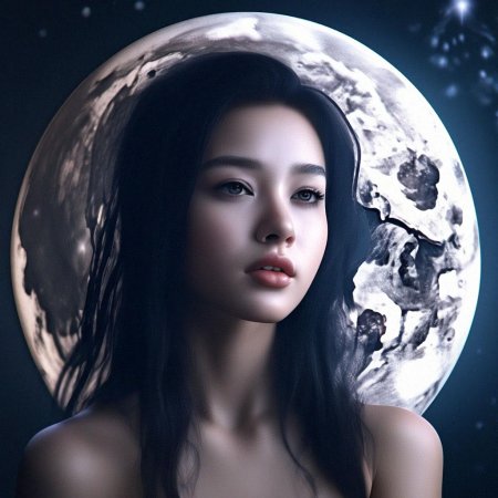 Девушка луна