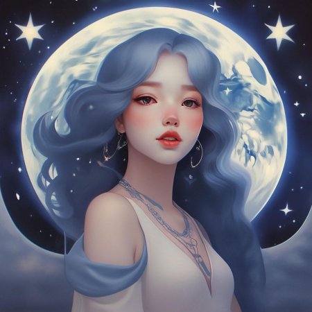 Девушка луна