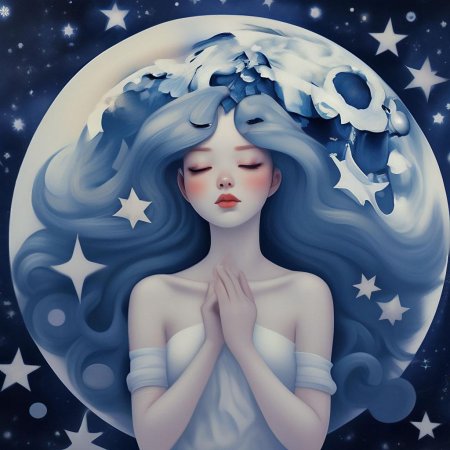 Луна рисунки