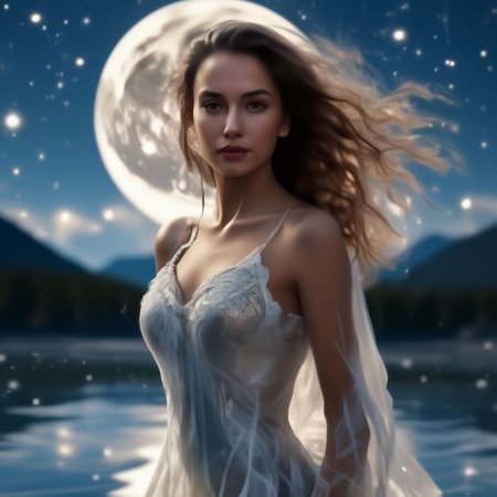 Красивая девушка в платье