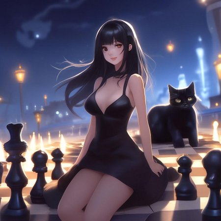 Эффектная девушка