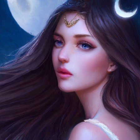 Луна красивая