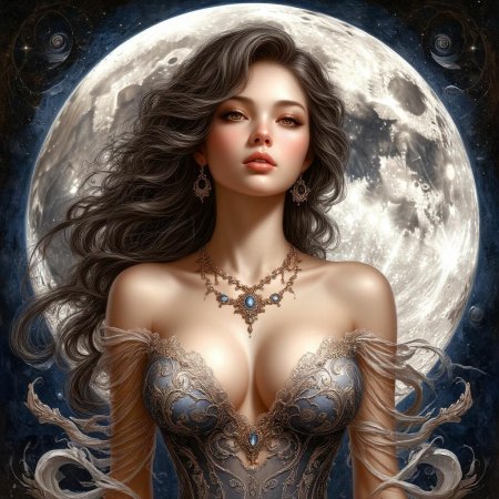 Луна девушка
