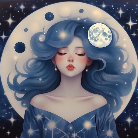 Девушка луна