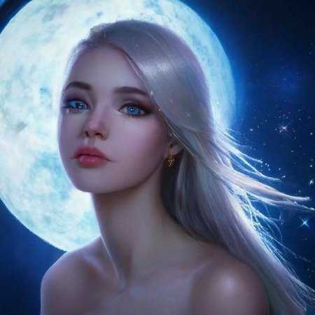 Девушка луна