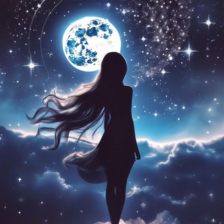 Девушка луна