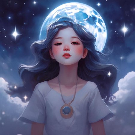 Девочка на луне
