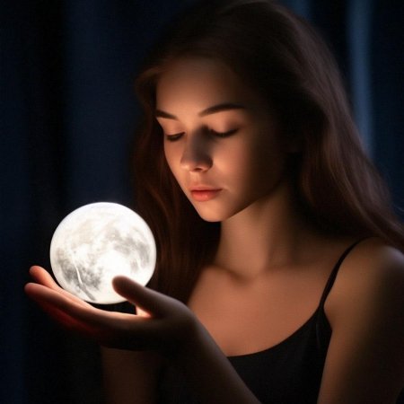 Ночник светильник луна