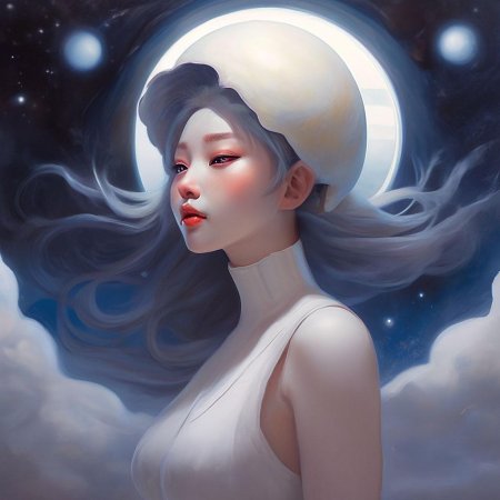 Девушка луна