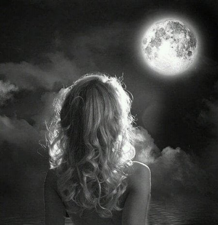 Фотосессия с луной