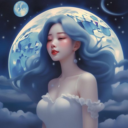 Луна иллюстрация