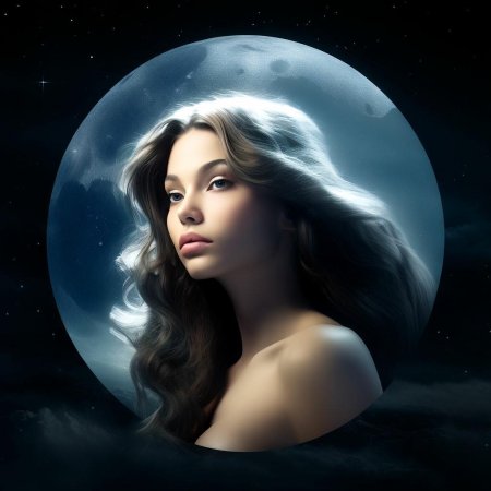 Женщина луна